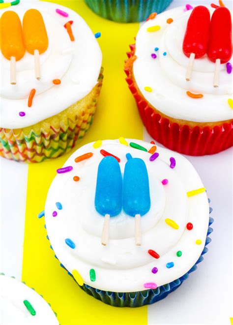 Mini Edible Popsicle Cupcake Toppers ⋆ Brite And Bubbly