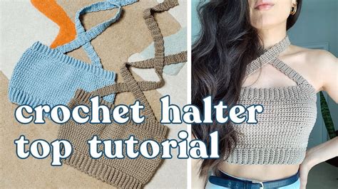 Easy Crochet Halter Top Tutorial Beginner Friendly Youtube