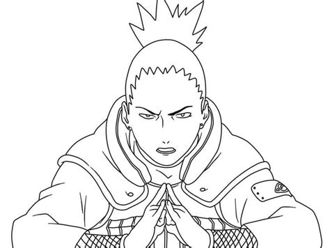 Shikamaru Feliz Para Colorir Imprimir E Desenhar Colorirme Porn Sex