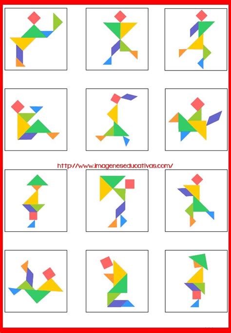 Tangram Figuras Para Imprimir 6 Tangram Imprimible Figuras Con