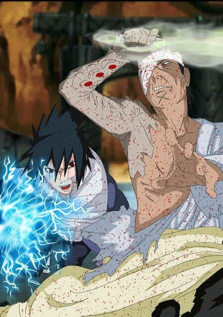 Sasuke Uchiha Vs Danzo Anime Herois