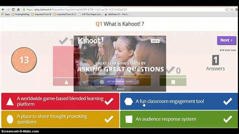 This Video Introduces Kahoot And Its Features Kahoot Blended