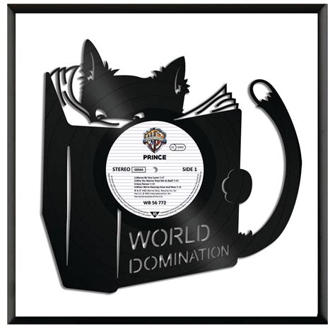 World Domination For Cats Vinyl Wall Art Unique T For Animals Lovers