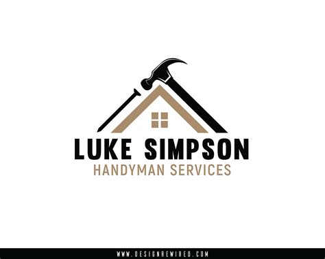 Premade Logo Handyman Logo Home Repair Logo Home Maintenance Logo