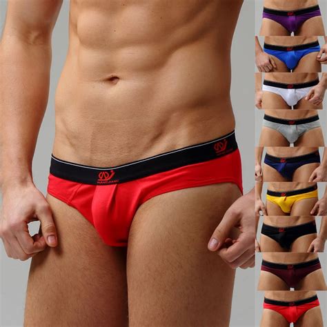 buy men s briefs cotton breathable sexy gay men underwear u convex design