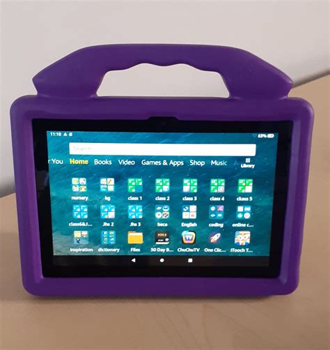 Amazon Kindle Fire Hd 8” 32gb Kids Tablet 8” Hdd2gb Ram Purple