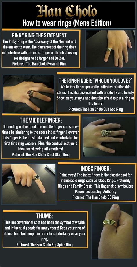 His No Class Ring Han Cholo Jewelry How To Wear Rings Mens Rings