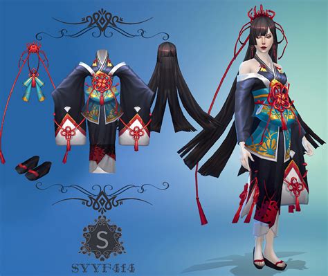Sims Cc Feather Suit Simfileshare Sims Anime Sims Vrogue Co