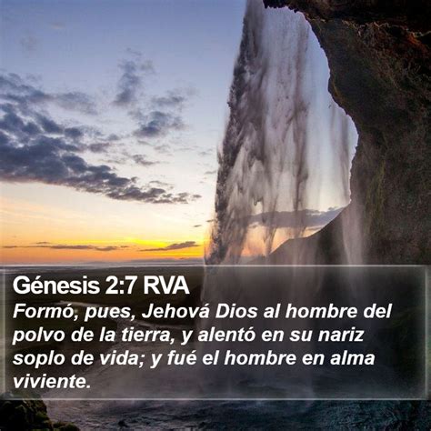 Génesis 27 Rva Formó Pues Jehová Dios Al Hombre Del Polvo De
