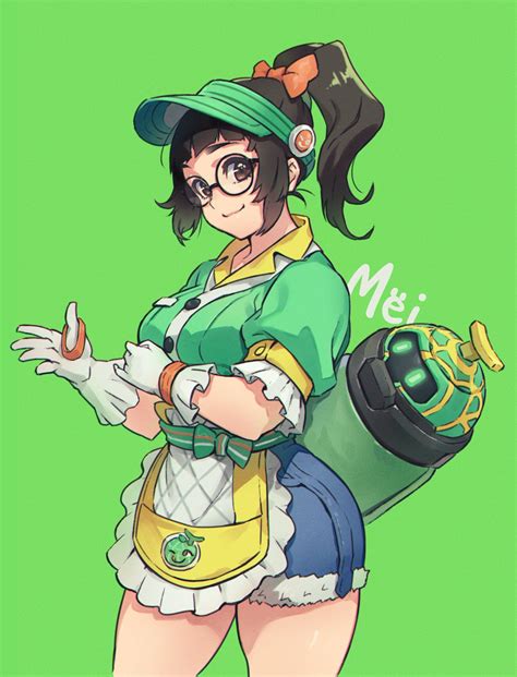 Pin By Cam Parker On Mei Overwatch Drawings Overwatch Mei Overwatch