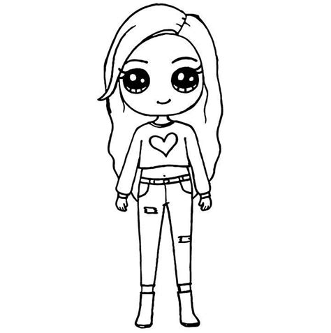 Cute Coloring Pages Of Girls