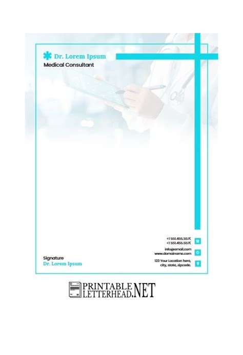0%0% found this document useful, mark this document as useful. 8 Free Doctor Letterhead Design - Printable Letterhead