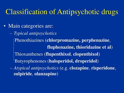 Ppt Antipsychotic Drugs Powerpoint Presentation Free Download Id