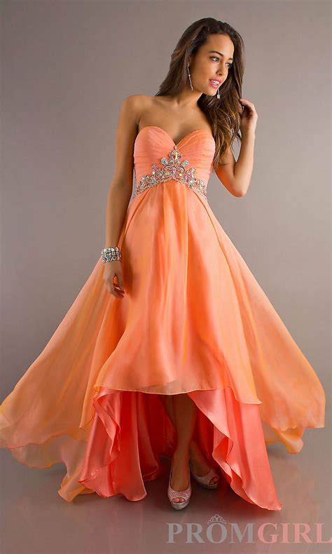 Prom Dressesevening Gowns Promgirl Strapless Sweetheart High Low