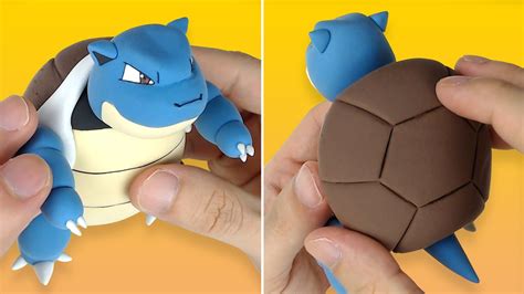 Pokémon Figures Making Blastoise Clay Art Youtube