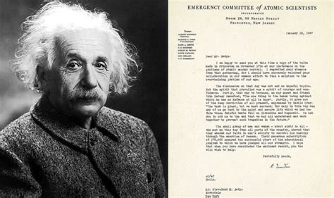 Albert Einsteins Letter Pleading For The Atomic Bomb Never To Be Used