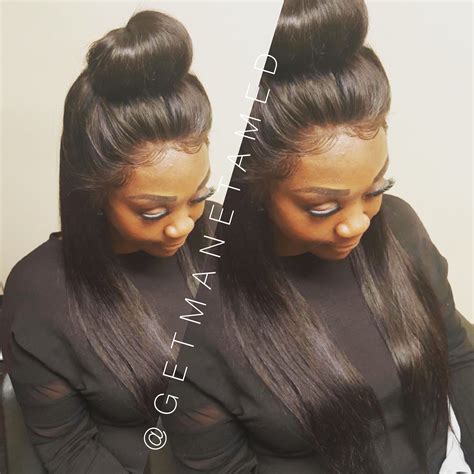 3 Bundles And A Frontal Of Indian Straight Hair Sew Ins Bundles