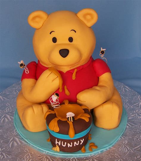Gift basket with winnie the pooh. 3D Winnie the Pooh Cake | Pooh and honeypot are cake. | Flickr