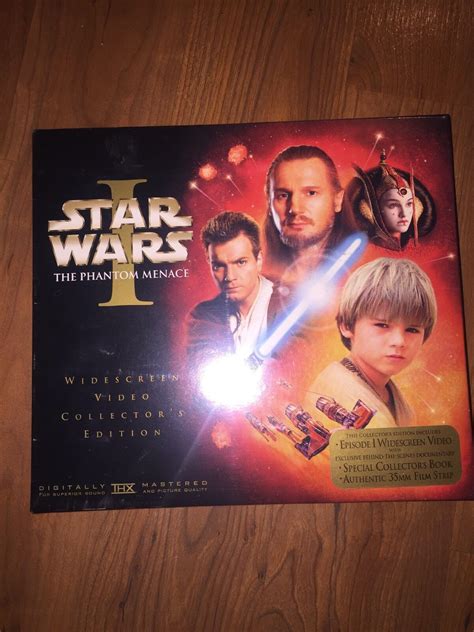 Star Wars The Phantom Menace Widescreen Vhs Video Collector S Edition My Xxx Hot Girl