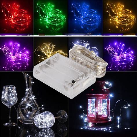 Led String Lights Mini Battery Powered Copper Wire Starry Fairy Lights Battery Operated Lights