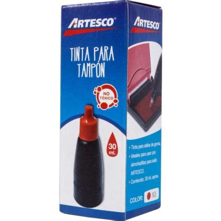 Tinta Artesco Para Tampon Azul Ml Finvian