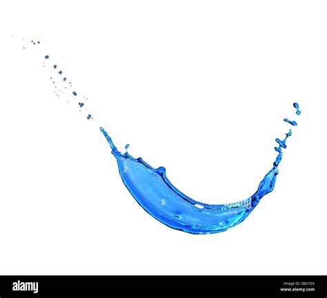Blue Water Splash Stock Photo Alamy