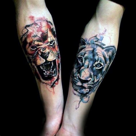 40 Lion Forearm Tattoos For Men Manly Ink Ideas