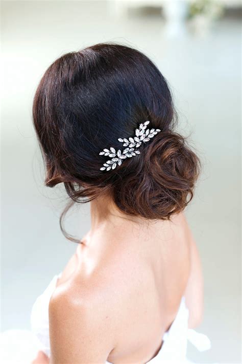 Bridal Hair Pins Crystal Hair Pins Wedding Hair Pins Wedding Etsy