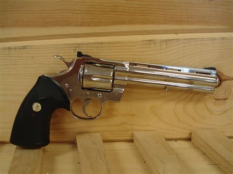 Colt Python 6 In Nickel For Sale