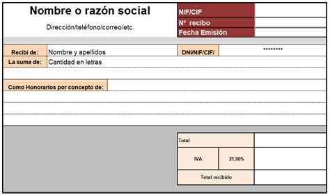 Plantilla Formato De Recibo De Pago En Excel Recibo De Pago En Excel