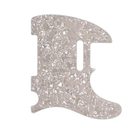 wd pickguard for fender tele 8 holes aged pearl reverb