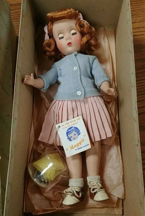 VINTAGE MADAM ALEXANDER MAGGIE DOLL W CURLERS HAIR NET ORIGINAL BOX RED HEAD EBay In