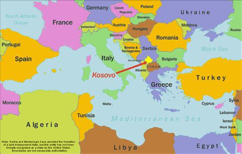 The bradt travel guide kosovo. Kosovo Karte Europa