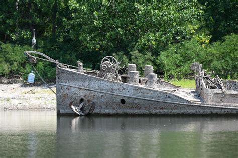 Drought In Italy Leads To Old Shipwrecks Emerging