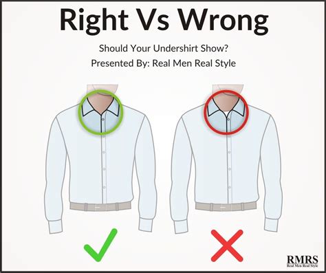 Should Your Undershirt Show 3 Reasons Your Undershirt Shouldnt Show
