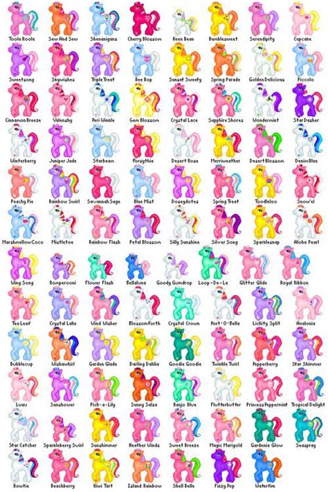 List Of All My Little Pony Toys Test 10367