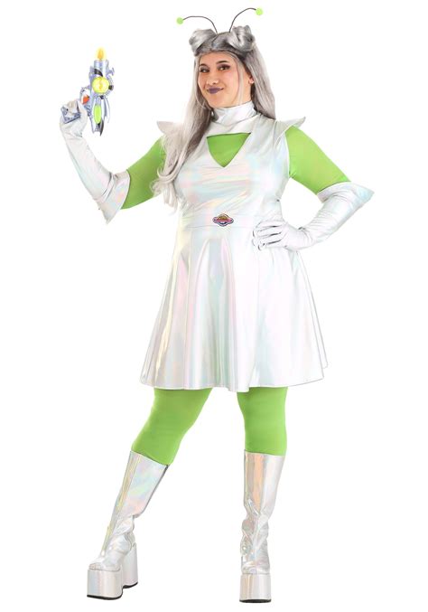 Plus Size Outer Space Alien Womens Costume