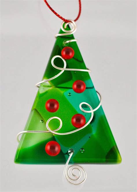 360 Fusion Glass Blog Merry Christmas New Fused Glass Ornaments
