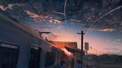 Anime Scenic Landscape Sky Sunset Horizon Sea 2256 X 1504 Anime