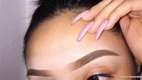 Instagram Baddie Eyebrow Tutorial Youtube