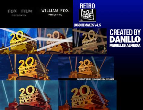 Retro Fox Logo Remakes V4 By Danillothelogomaker On Deviantart