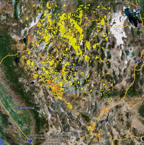 Nevada Mining Claims Map Map Of Farmland Cave