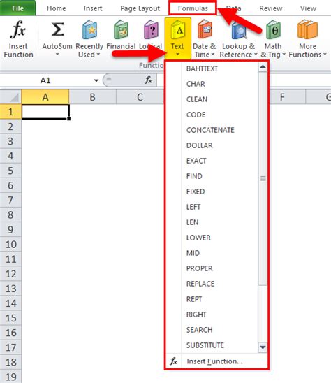 Basic Excel Formula Cheat Sheet