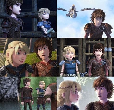 Hiccup And Astrid ♡ Dragons Riders Of Berk Httyd Dragons Dreamworks