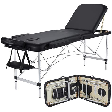 ACi Massage Table Portable Massage Bed 3 Folding 84 Inch Aluminium