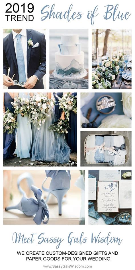 Shades Of Blue With Images Wedding Palette Wedding Theme Colors