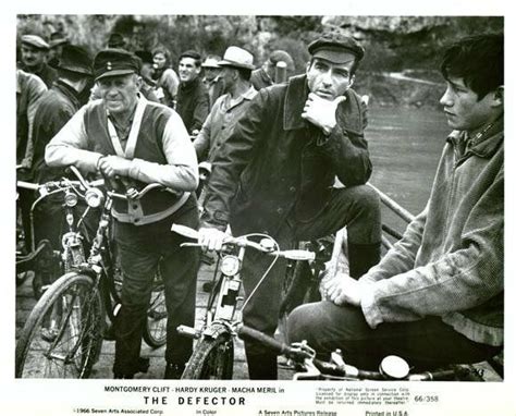 Montgomery Clift In The Defector 1966 Lobby Card