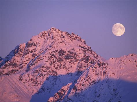 The Best And Most Comprehensive Moon Snow Mountain Wallpaper Home