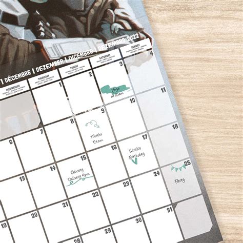 Official Star Wars The Mandalorian 2022 Wall Calendar 2022 Calendar