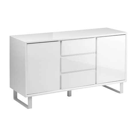 Gloss White Contemporary Sideboard The Home Market